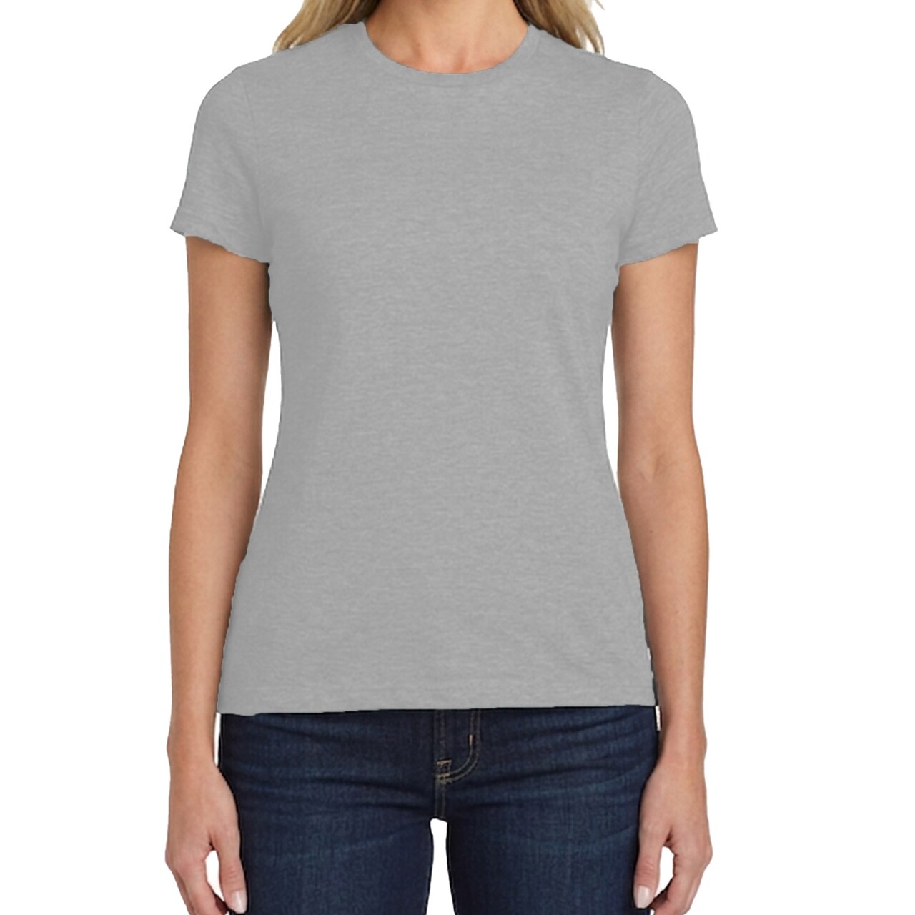 Gildan Women’s Softstyle Short Sleeve T-Shirt, Lightweight Crewneck Tee for DIY Crafting